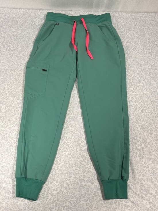 Figs Pants - FIGS Jogger Scrub Pants XXS Petite Green Technical Collection Womens W18SW2005P
